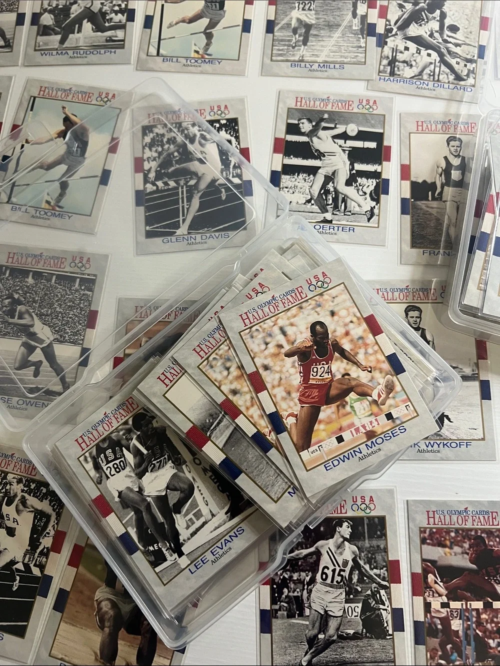 US Olympic Hall of Fame Athletics Trading Card Lot of 20